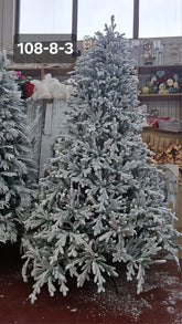 Brad artificial de Crăciun cu zăpadă 3D realist – 3 mărimi disponibile